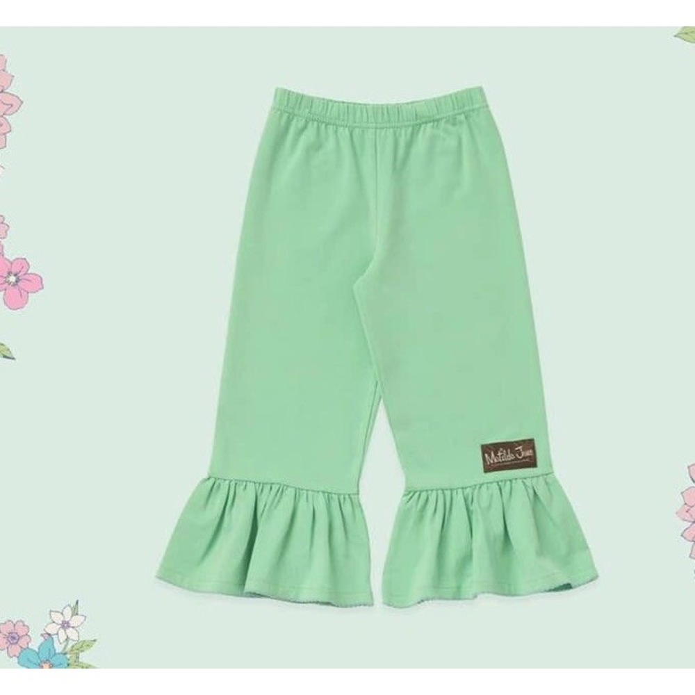 Matilda Jane Freeze Tag Big Ruffles Green Girls Size 6 New‎